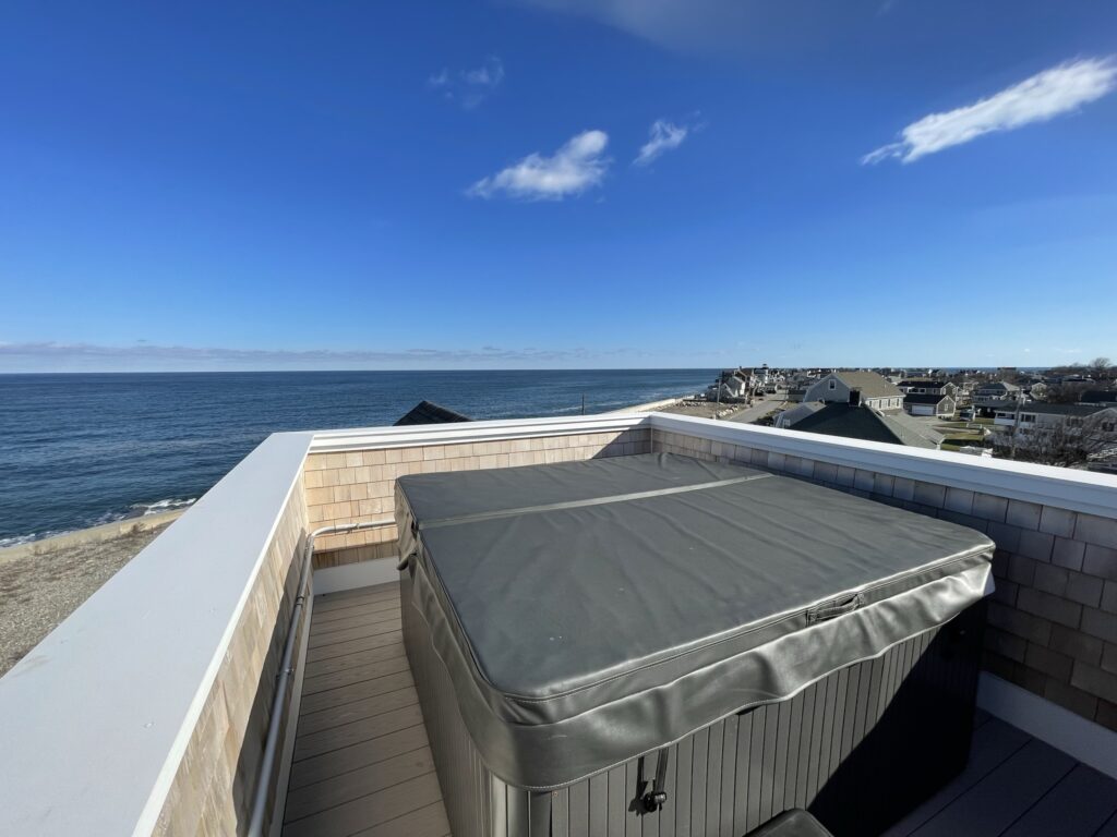 Boyajian Family Beach House Roof Hot Tub